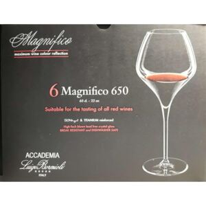 Luigi Bormioli Magnifico 650 boros pohár, 65 cl, 6 db, 198158