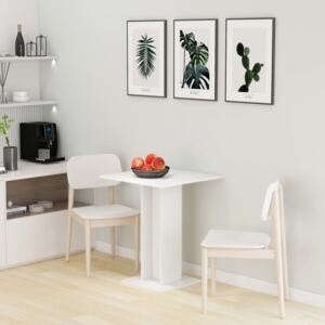 Fehér forgácslap bisztróasztal 60 x 60 x 75 cm