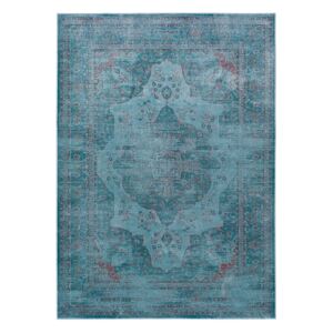 Lara Aqua kék viszkóz szőnyeg, 60 x 110 cm - Universal