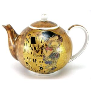 Klimt porcelán teás- kávéskanna - 1 literes - The Kiss