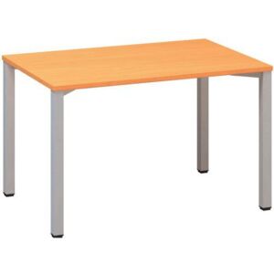Alfa Office Alfa 420 konferenciaasztal szürke lábazattal, 120 x 80 x 74,2 cm, egyenes kivitel, bükk Bavaria mintázat%