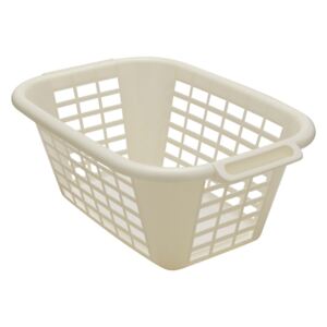 Rect Laundry Basket krémszínű szennyeskosár, 40 l - Addis