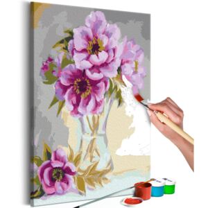 Festés számok szerint Bimago - Flowers In A Vase | 40x60 cm