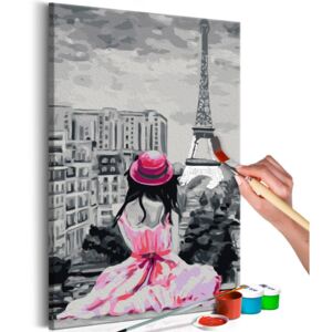 Festés számok szerint Bimago - Paris - Eiffel Tower View | 40x60 cm