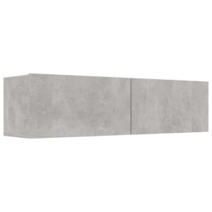 VidaXL betonszürke forgácslap TV-szekrény 120 x 30 x 30 cm