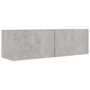 VidaXL betonszürke forgácslap TV-szekrény 100 x 30 x 30 cm
