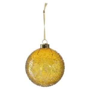 CALDO karácsonyfa gömb 8cm, arany - Leonardo