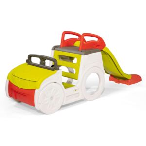 Smoby gyerek Csúszda 150cm - Autó - zöld-piros