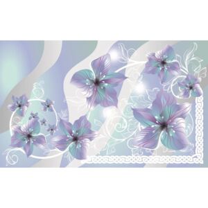 Fotótapéta: Kék virágok - 184x254 cm