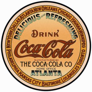 Fémplakát - Coca-Cola (Old logo)