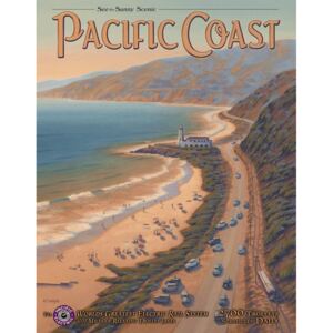Fémplakát - Pacific Coast