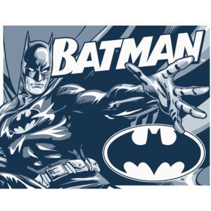 Fémplakát - Batman (Fekete-fehér)