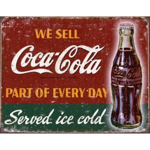 Fémplakát - Coca Cola (Served ice cold)