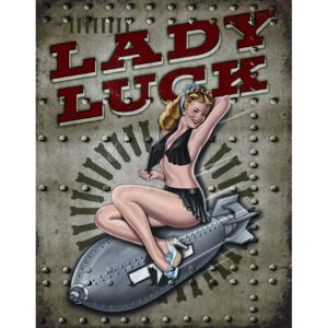 Fémplakát - Lady Luck