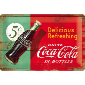 Nostalgic Art Fémtáblák: Coca-Cola (kétszínű) - 20x30 cm