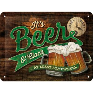 Nostalgic Art Fémplakát - It's Beer O'Clock