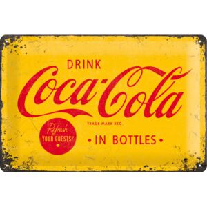 Nostalgic Art Fémtáblák - Coca-Cola (sárga logó)