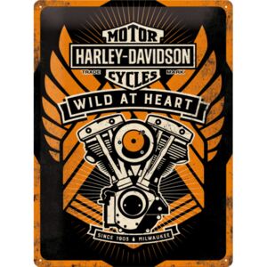 Nostalgic Art Fémplakát - Harley-Davidson (Wild at Heart)