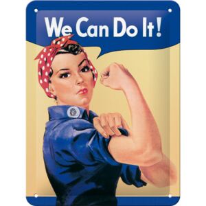 Nostalgic Art Fémplakát: We Can Do It! - 20x15 cm