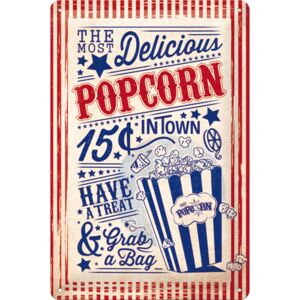Nostalgic Art Fémtáblák: Popcorn - 30x20 cm