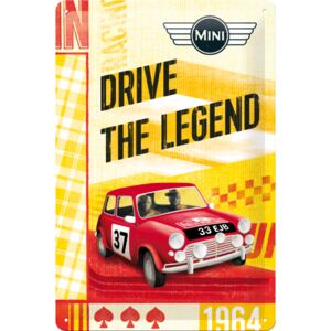 Nostalgic Art Fémtáblák – Mini Cooper (Drive the Legend)