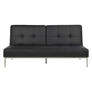 Ízléses ágyazható kanapé Amadeo 198 cm - fekete