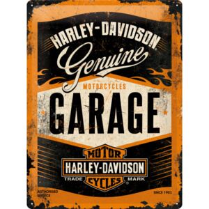 Nostalgic Art Fémtáblák: Harley-Davidson (Garage) - 40x30 cm