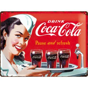 Nostalgic Art Fémtáblák - Coca-Cola (pincérnő)