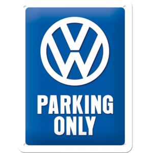Nostalgic Art Fémplakát: VW Parking Only - 20x15 cm