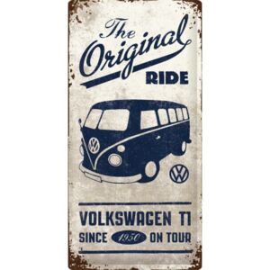 Nostalgic Art Fémplakát: VW The Original Ride - 50x25 cm
