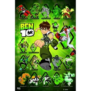 Plakát - Ben 10 characters (1)