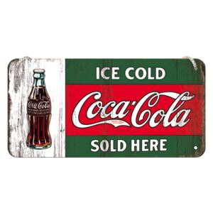 Nostalgic Art Felakasztható fémtáblák - Coca-Cola (Ice Cold Sold Here)