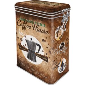 Nostalgic Art Fémdoboz csatos - Coffee House