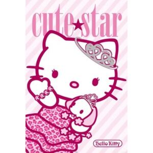 Plakát - Hello Kitty (Cute star)
