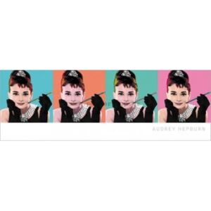 Plakát - Audrey Hepburn pop art