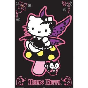Plakát - Hello Kitty gothic