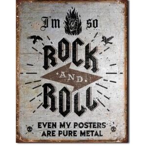 Fémplakát - I'am So Rock and Roll