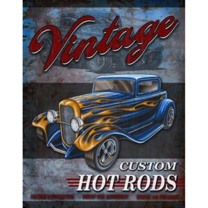 Fémplakát - Custom Hot Rod