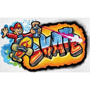 Fotótapéta: Skate graffiti - 184x254 cm