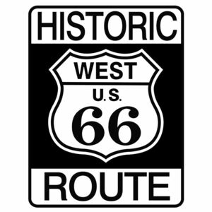 Fémplakát - Historic Route 66