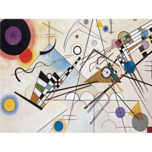 Vászonkép: Composition 8, Vasilij Kandinskij - 75x100 cm