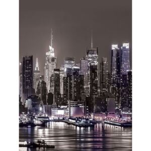 Fotótapéta: Éjszakai New York - 254x184 cm