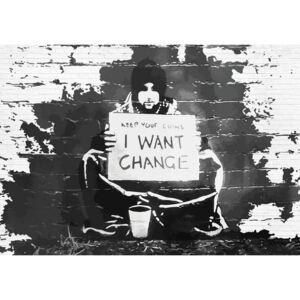 Vászonkép: I Want Change (graffiti) - 75x100 cm