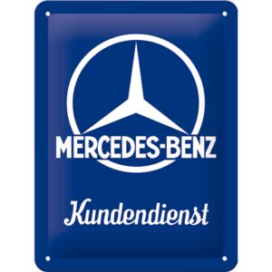 Nostalgic Art Fémtáblák: Mercedes-Benz (Kundendienst) - 20x15 cm