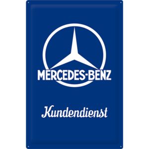 Nostalgic Art Fémplakát - Mercedes-Benz (Kundendienst) - 60x40 cm