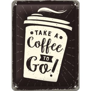 Nostalgic Art Fémtáblák: Take a Coffee to Go! - 20x15 cm
