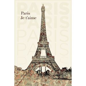 Plakát - Paris, je t'aime