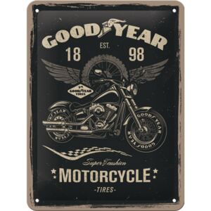 Nostalgic Art Fémtáblák: Good Year (Motorcycle) - 20x15 cm