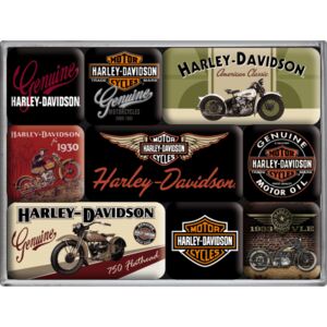 Nostalgic Art Mágnes készlet - Harley Davidson (2)