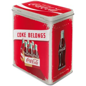 Nostalgic Art Fémdoboz L - Coca-Cola (Coke Belongs)